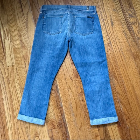 7 For All Mankind Skinny Crop and Roll Jeans - Picture 6 of 10